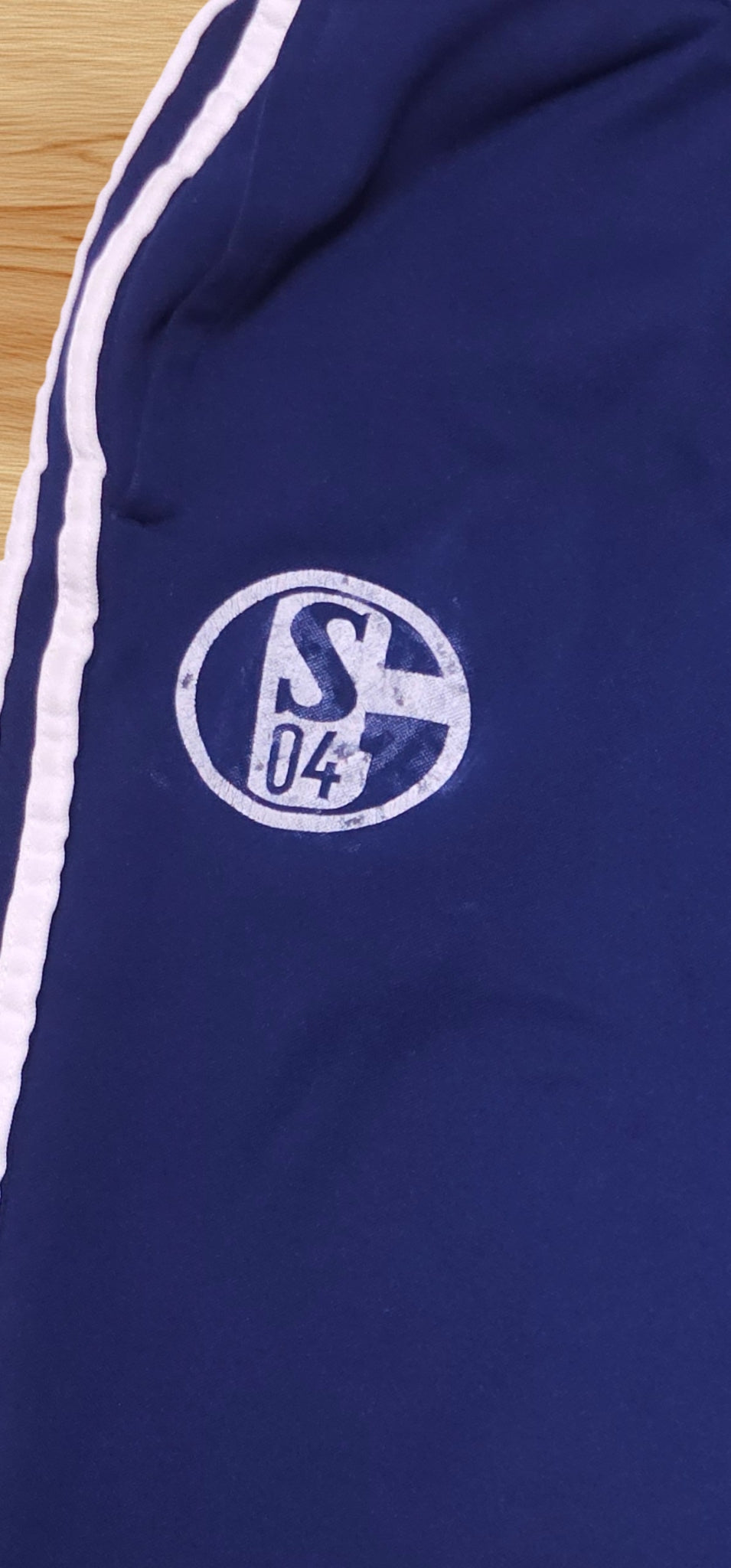 Adidas FC Schalke 04 Trainingshose Blau Gr. XXL