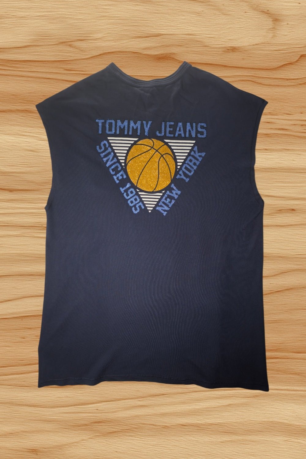 Tommy Jeans Basketball Tankkleid Blau Gr. L, Neu mit Etikett
