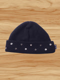 Jack Wolfskin Fleecemütze Schwarz Pfoten-Print One Size