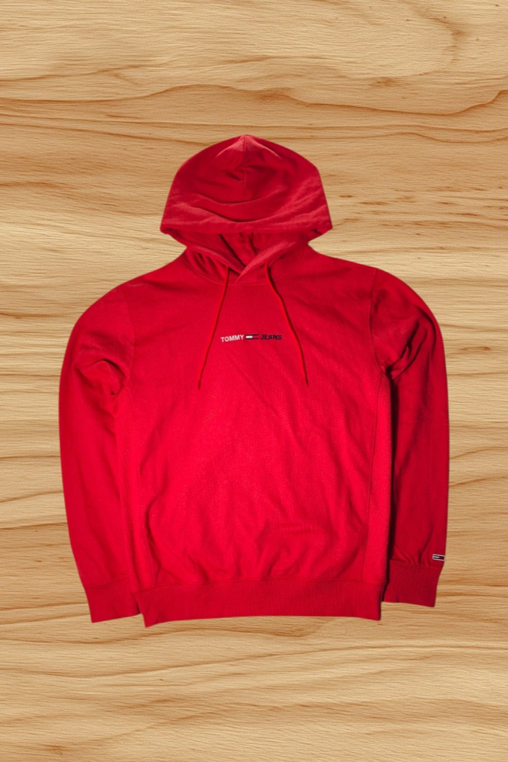Tommy Jeans Hoodie Rot Gr. L, Neu mit Etikett