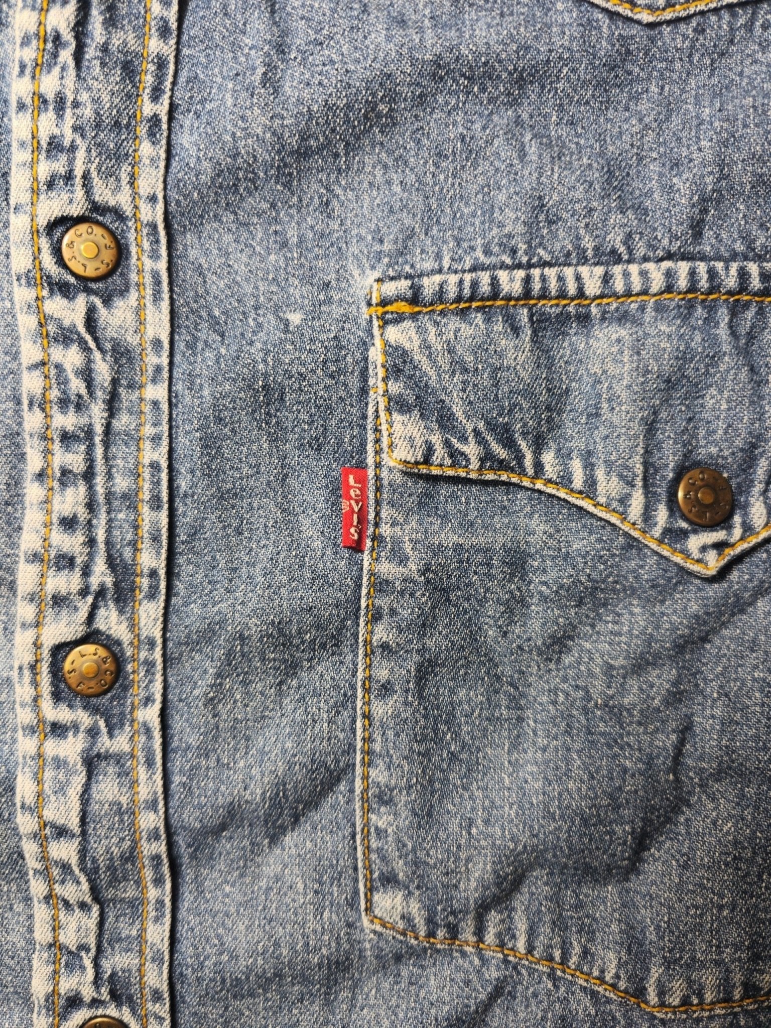 Levi’s Denim 90er Westernhemd Gr. XL