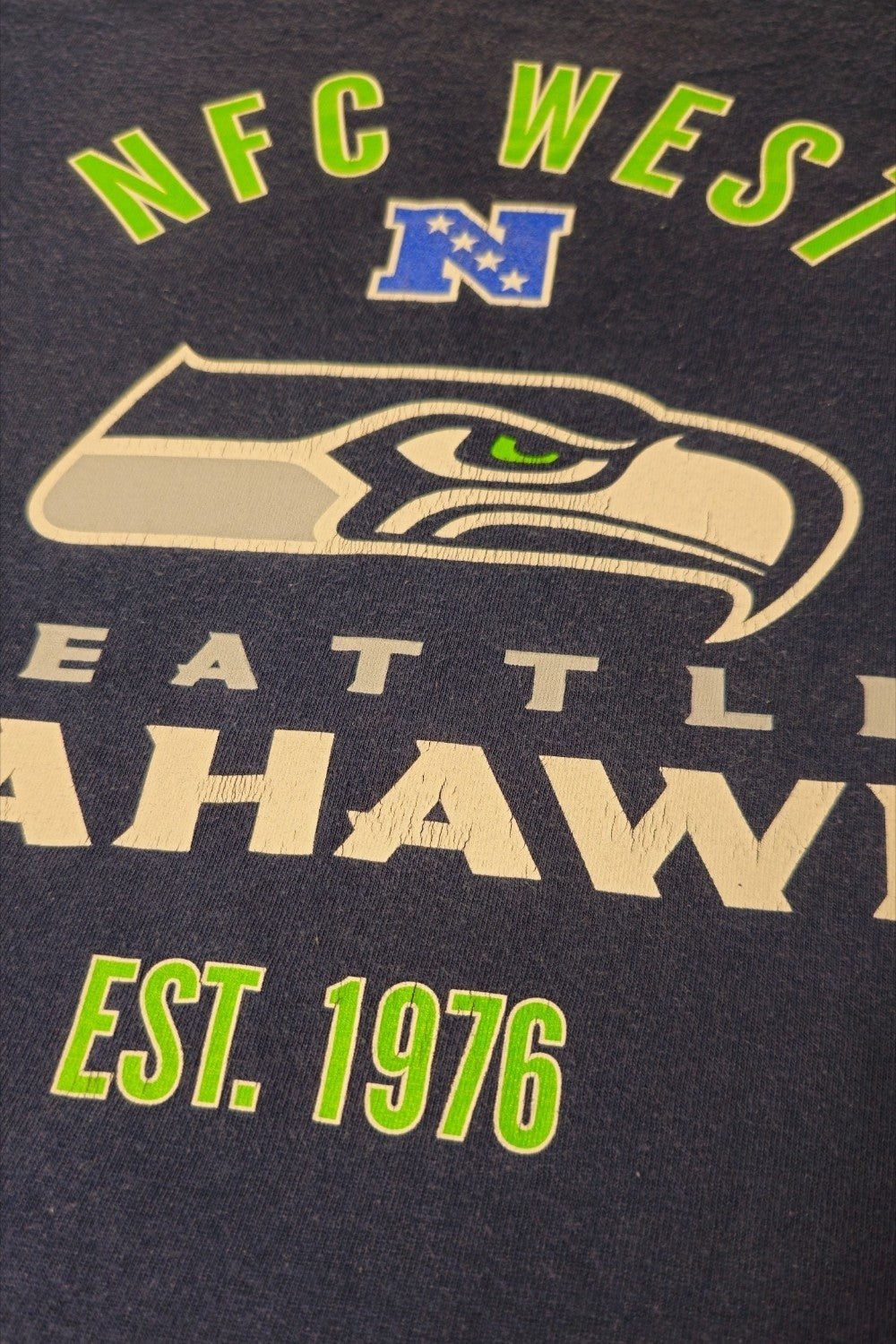 Seattle Seahawks NFL Team Apparel T-Shirt Navy Gr. L