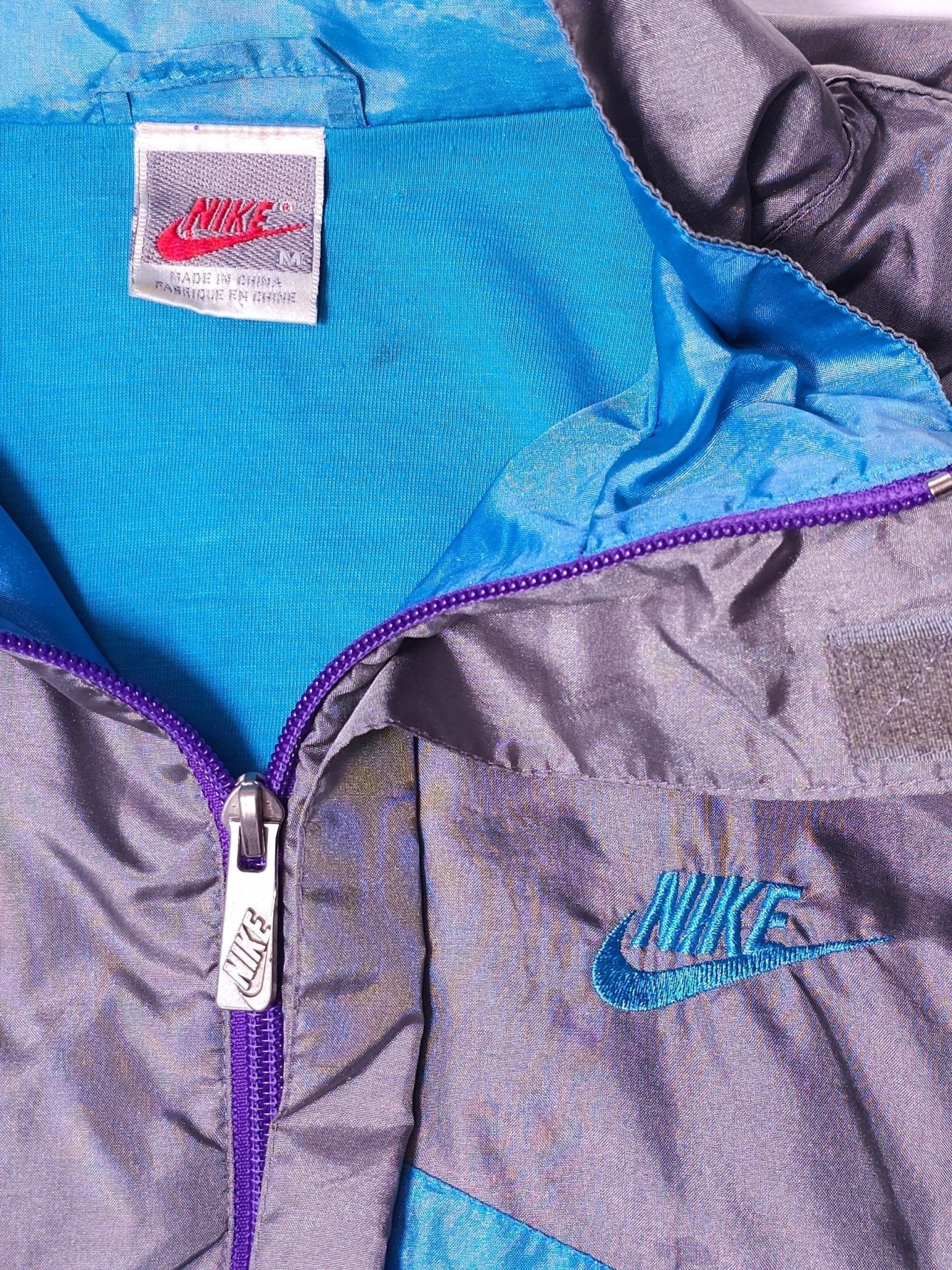 Nike Vintage 90s Windbreaker Multicolor Gr. M – Y2K