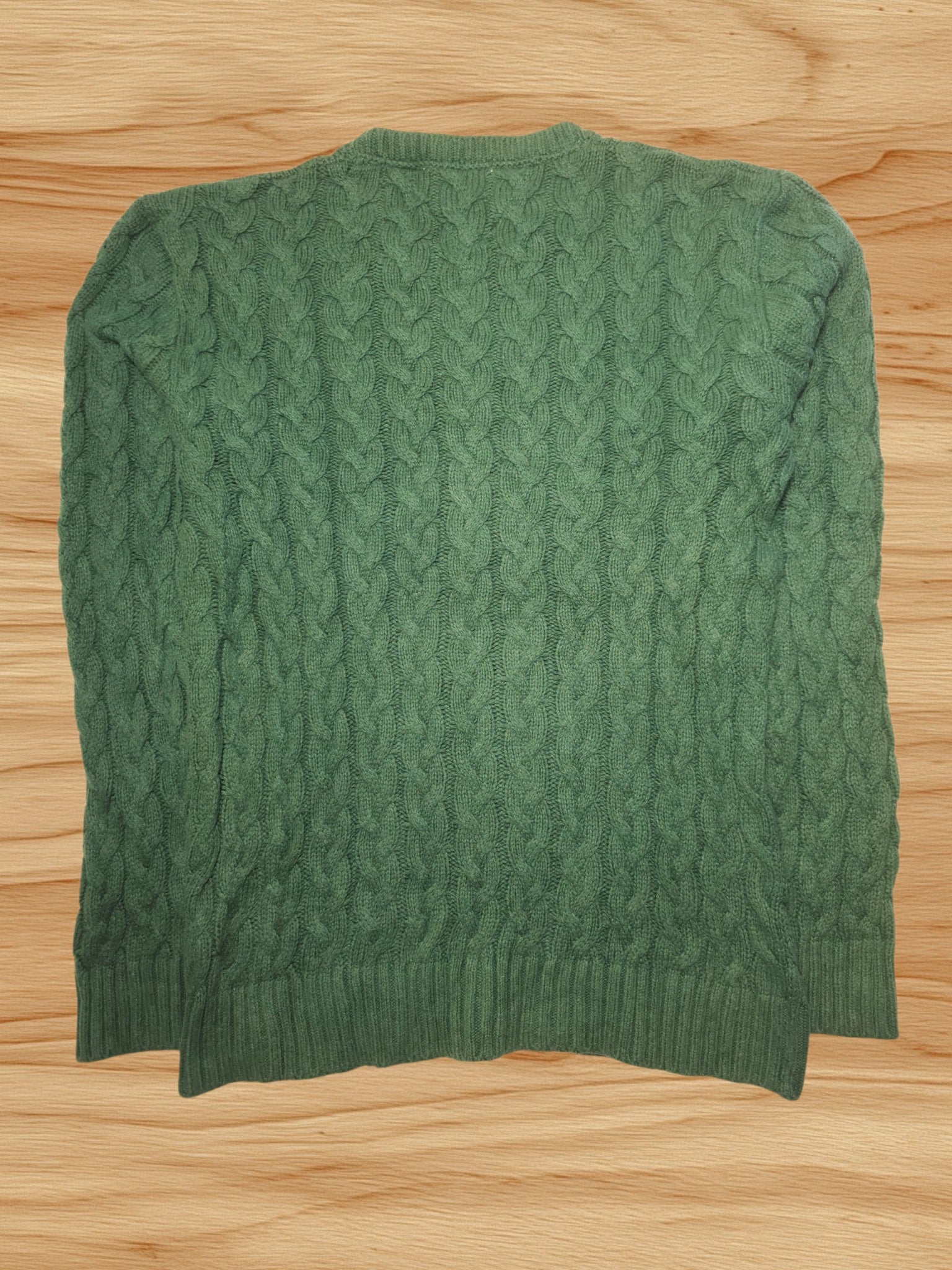Tommy Jeans Strickpullover Zopfmuster Gr. L (Tag S)
