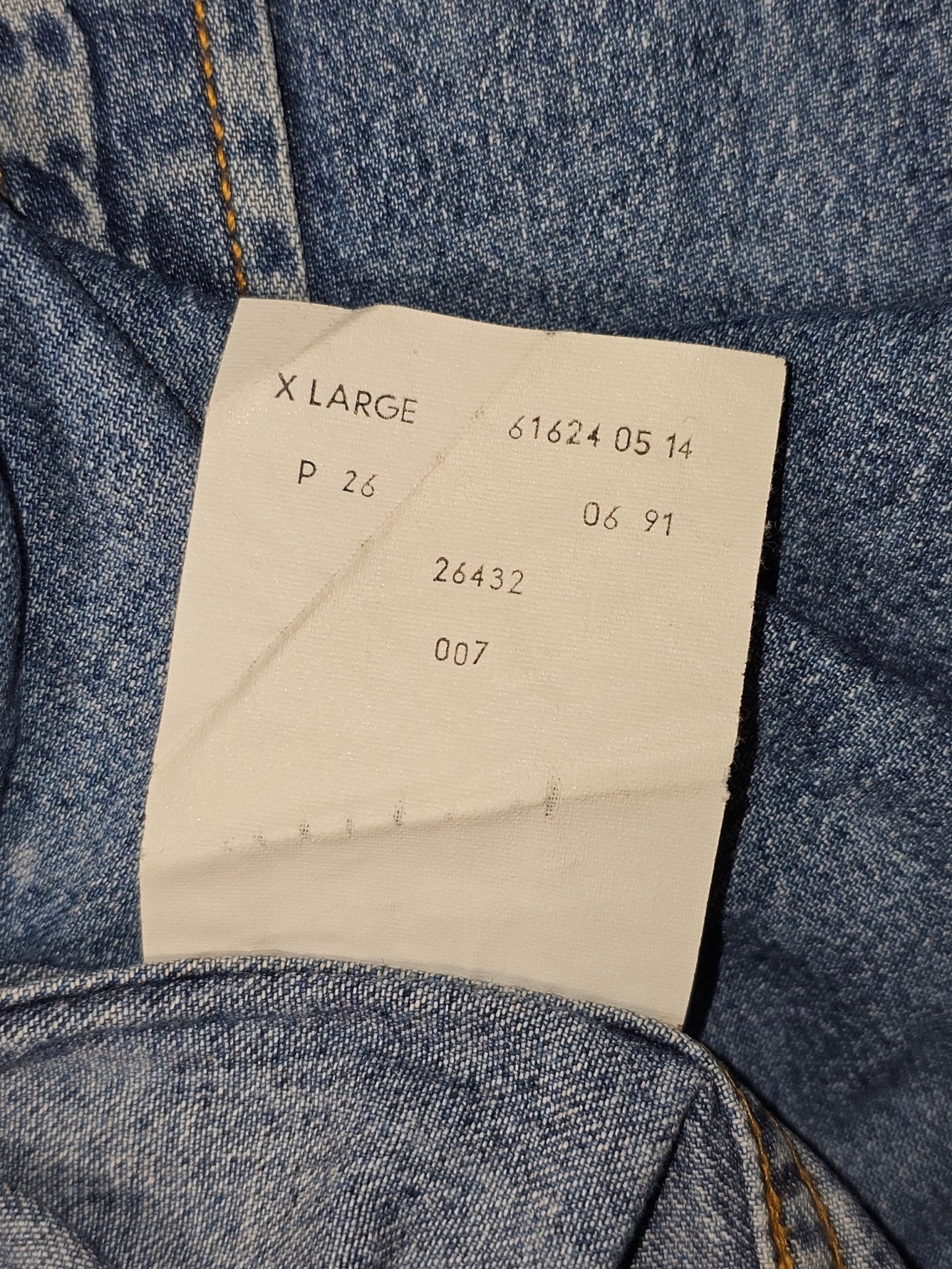 Levi’s Denim 90er Westernhemd Gr. XL