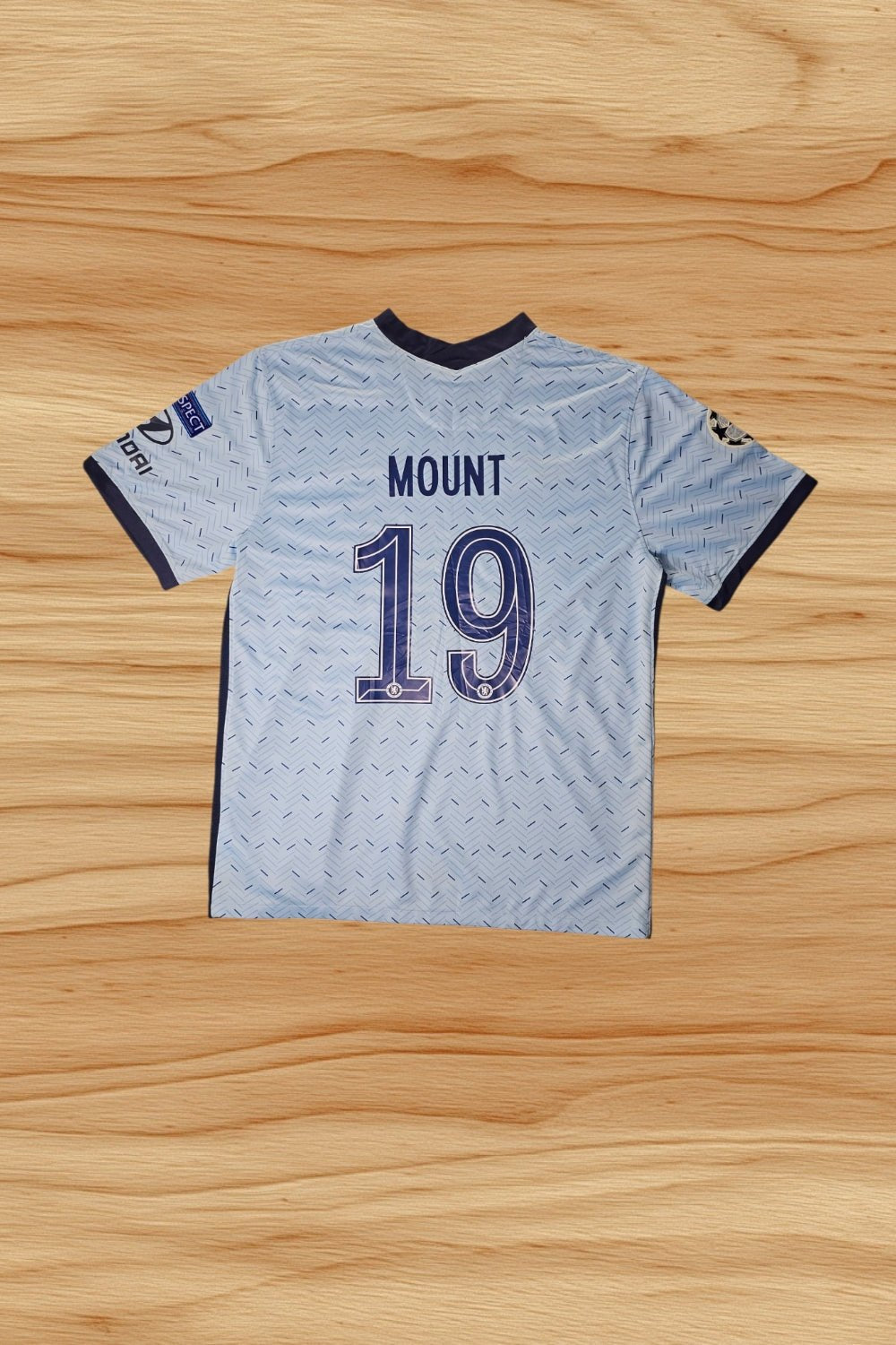 Chelsea FC Nike Dri-FIT Trikot Hellblau – Mason Mount #19, Gr. XXL