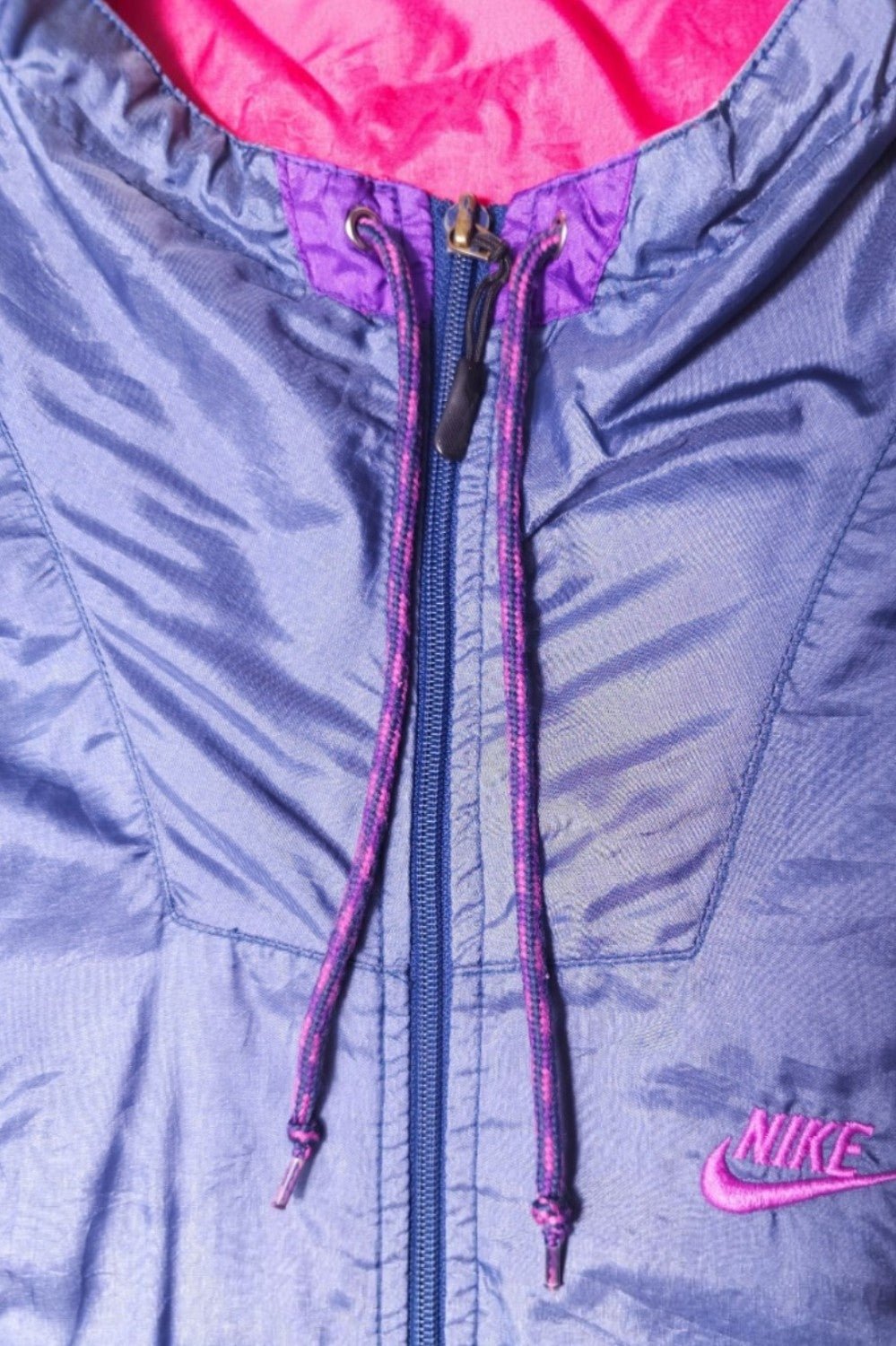 Nike Vintage 80s/90s Windbreaker Grau Multicolor Gr. M