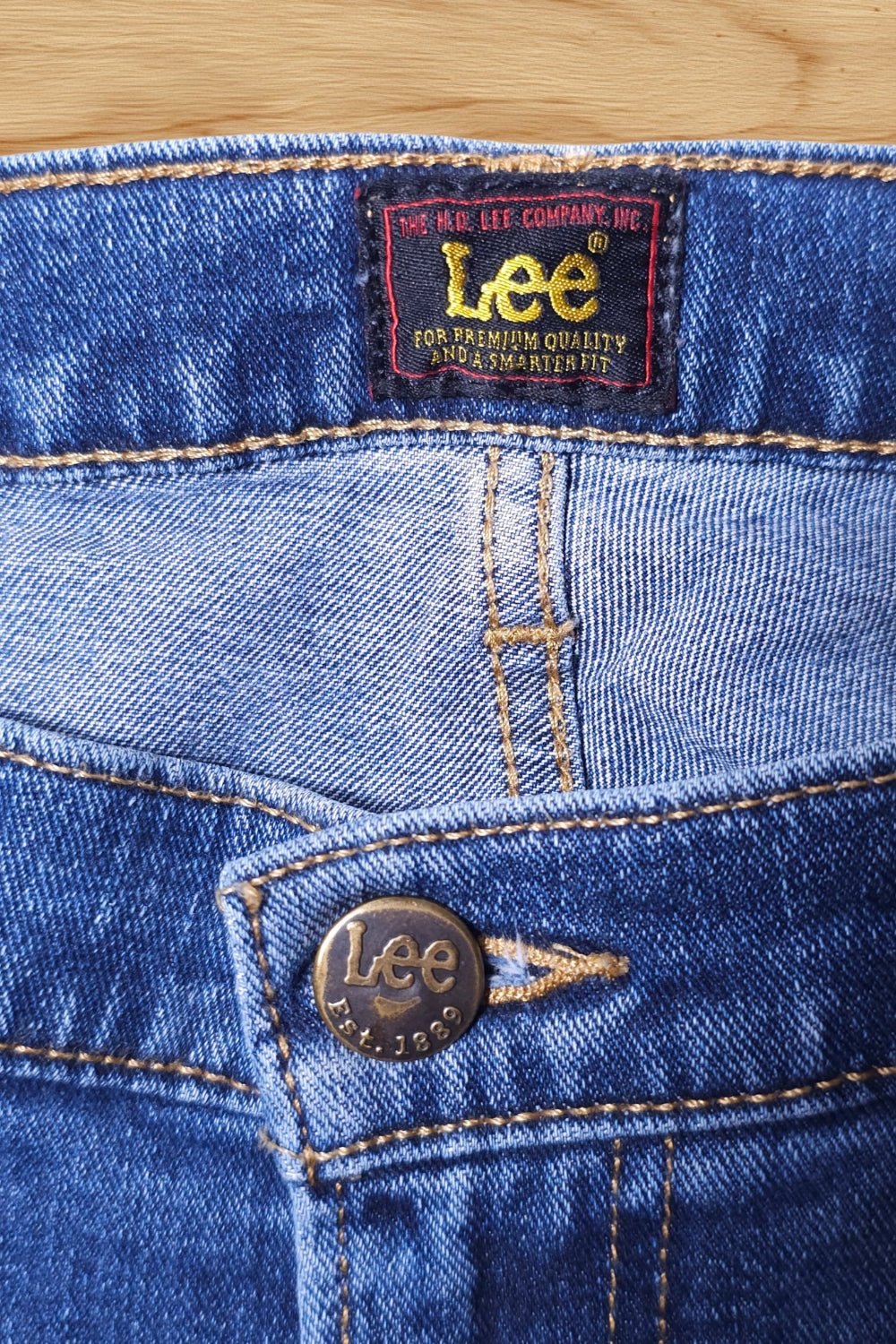 Lee Daren Zip Fly Jeans Herren W34 L34 Straight/Regular