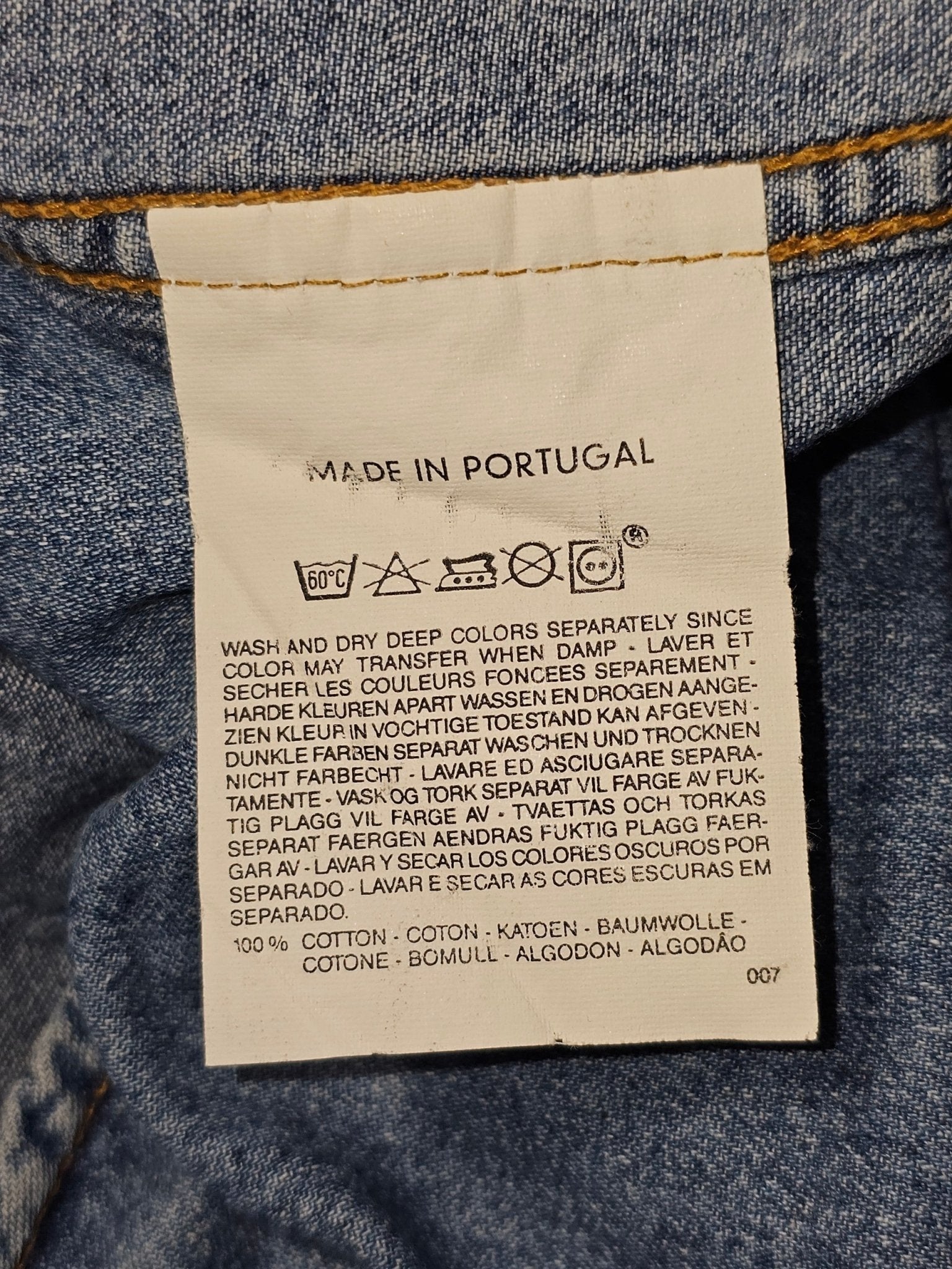 Levi’s Denim 90er Westernhemd Gr. XL