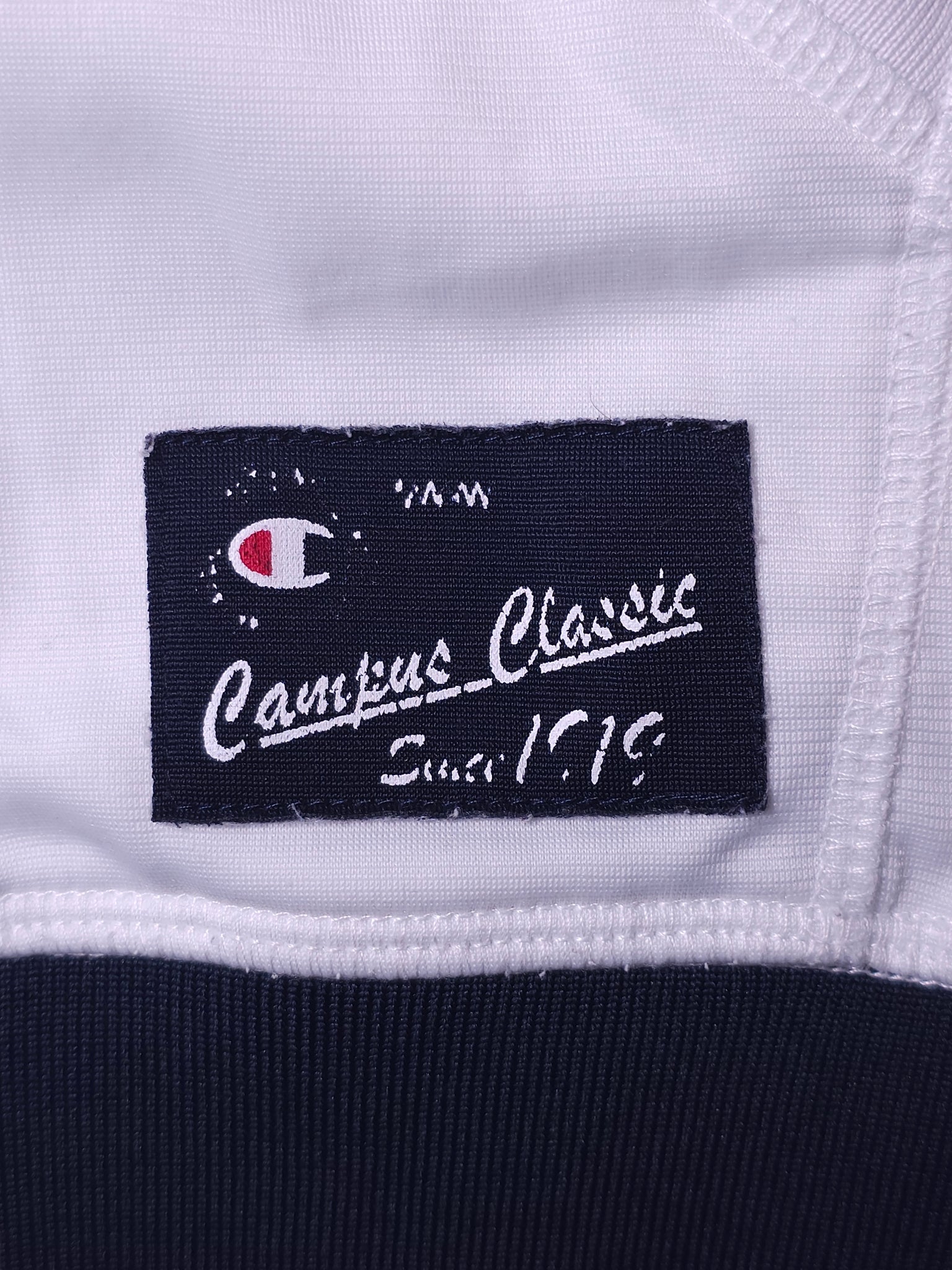 Champion Rochester New York Zip-Hoodie Weiß/Navy Blau Gr. 164